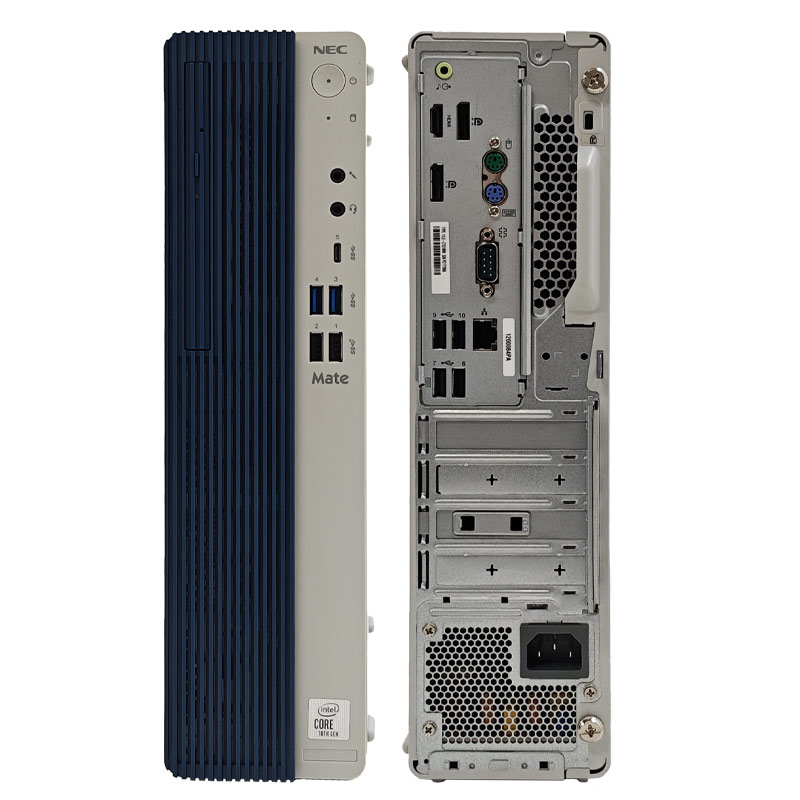 第10世代i3 中古デスクトップ Microsoft Office付き NEC Mate MRL36/L-Y Windows11 Pro Core i3 10100 メモリ 8GB 新品SSD 256GB DVDマルチ 本体 / 3ヶ月保証 中古デスクトップパソコン (7518of)