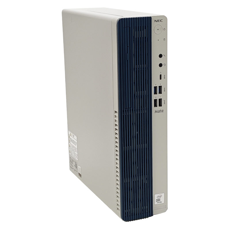 第10世代i3 中古デスクトップ NEC Mate MRL36/L-Y Windows11 Pro Core i3 10100 メモリ 8GB 新品SSD 256GB DVDマルチ 液晶モニタ WPS Office付 本体 / 3ヶ月保証 中古デスクトップパソコン (7518lcd)