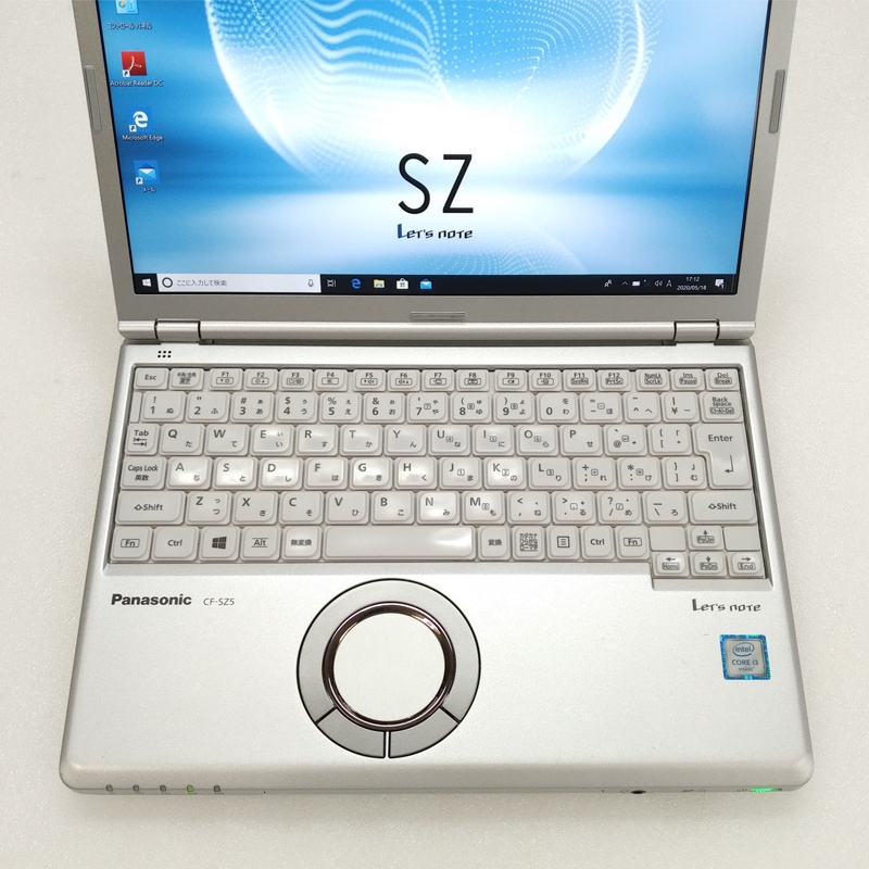 中古ノートパソコン Windows10Pro Panasonic CF-SZ5 Core i3-2.3Ghz メモリ4GB HDD320GB 12.1型 無線LAN WEBカメラ WPS Office (AP63hcWi) 3ヵ月保証 中古パソコン