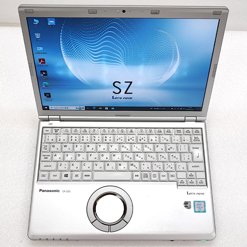 超軽量 中古パソコン Microsoft Office付き Panasonic Let's note CF-SZ5 Windows10 Pro Core i5 6300U メモリ 8GB SSD 256GB 12.1型 無線LAN Wi-Fi 12インチ B5 本体 / 3ヶ月保証 中古ノートパソコン (5820aof)