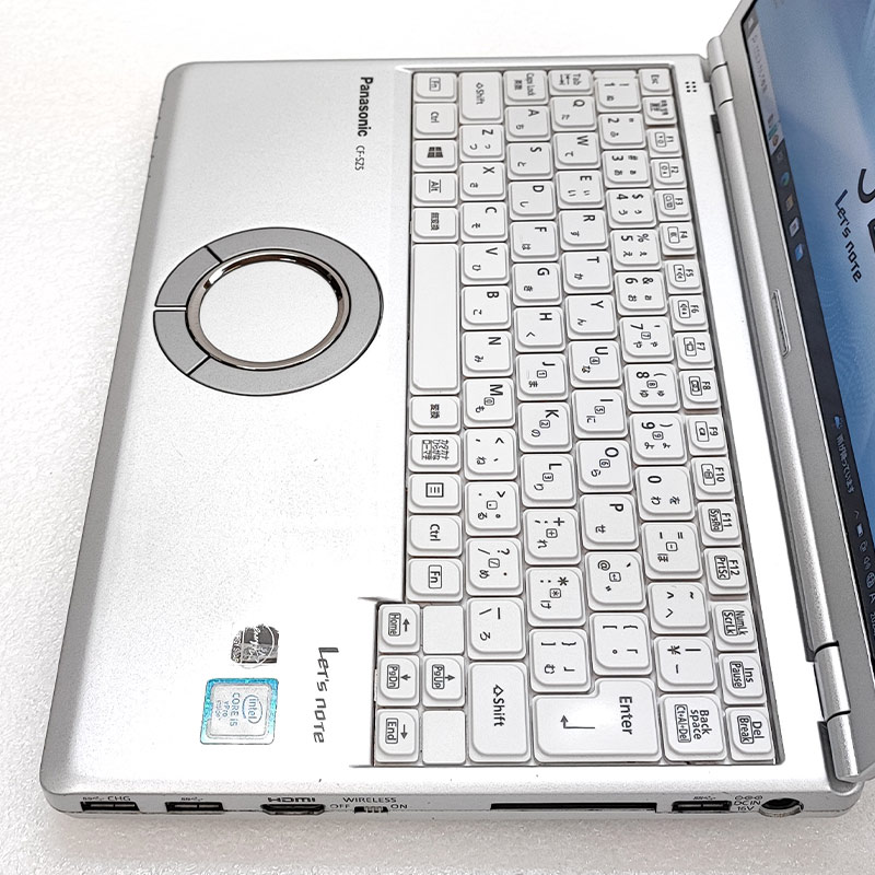 超軽量 中古パソコン Microsoft Office付き Panasonic Let's note CF-SZ5 Windows10 Pro Core i5 6300U メモリ 8GB SSD 256GB 12.1型 無線LAN Wi-Fi 12インチ B5 本体 / 3ヶ月保証 中古ノートパソコン (5820aof)