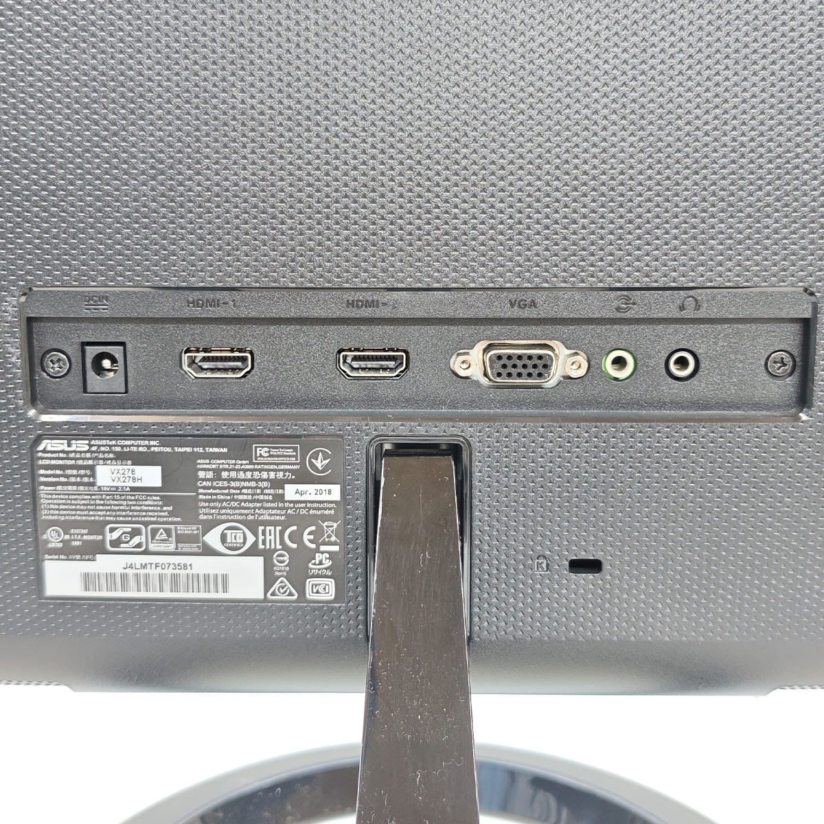 中古 モニター ASUS VX278H ゲーミングモニター 27ワイド液晶[1920 