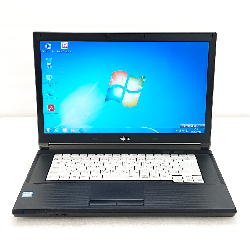 Win7 64bit 中古パソコン 富士通 LIFEBOOK A576/P Windows7 Pro Core i5 6200U メモリ 8GB HDD 500GB 15.6型 DVD-ROM 15インチ A4 本体 / 3ヶ月保証 中古ノートパソコン (7123a)