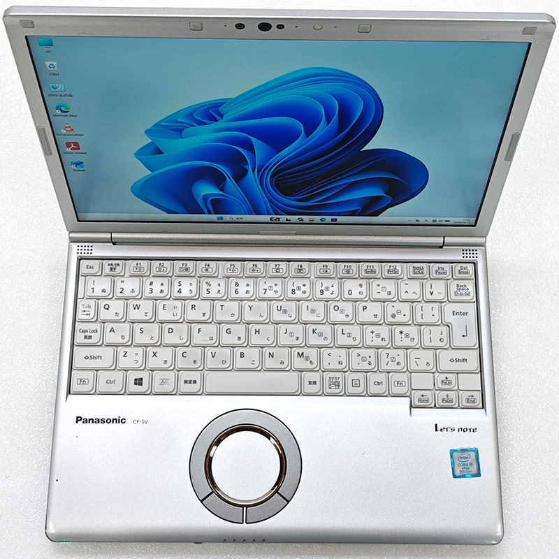 訳あり 中古パソコン Panasonic Let's note CF-SV7 Windows11 Pro Core i5 8350U メモリ 8GB SSD 256GB 12.1型 無線LAN Wi-Fi 12インチ B5 本体 / 3ヶ月保証 中古ノートパソコン (7923w)