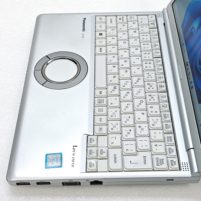 訳あり 中古パソコン Panasonic Let's note CF-SV7 Windows11 Pro Core i5 8350U メモリ 8GB SSD 256GB 12.1型 無線LAN Wi-Fi 12インチ B5 本体 / 3ヶ月保証 中古ノートパソコン (7923w)