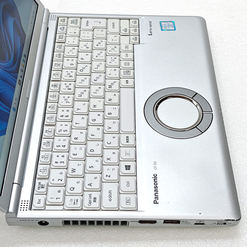 訳あり 中古パソコン Panasonic Let's note CF-SV7 Windows11 Pro Core i5 8350U メモリ 8GB SSD 256GB 12.1型 無線LAN Wi-Fi 12インチ B5 本体 / 3ヶ月保証 中古ノートパソコン (7923w)