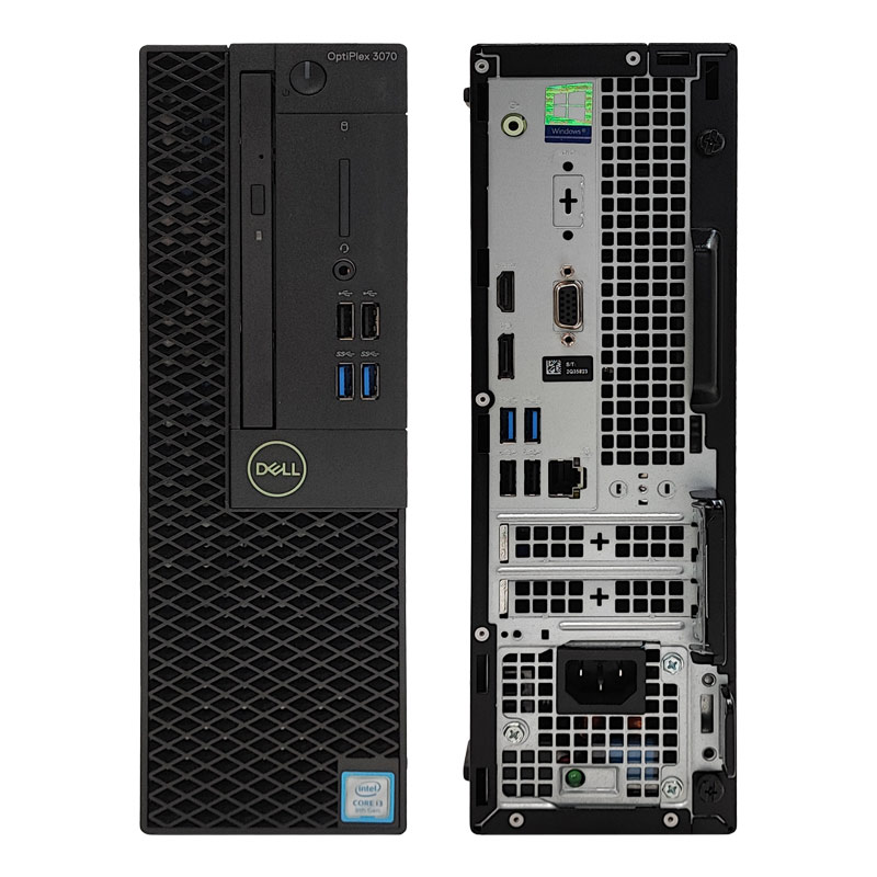 スモール筐体 中古デスクトップ DELL OptiPlex 3070 SFF Windows11 Pro Core i3 9100 メモリ 8GB 新品SSD 256GB DVDマルチ 本体 / 3ヶ月保証 中古デスクトップパソコン (5424)