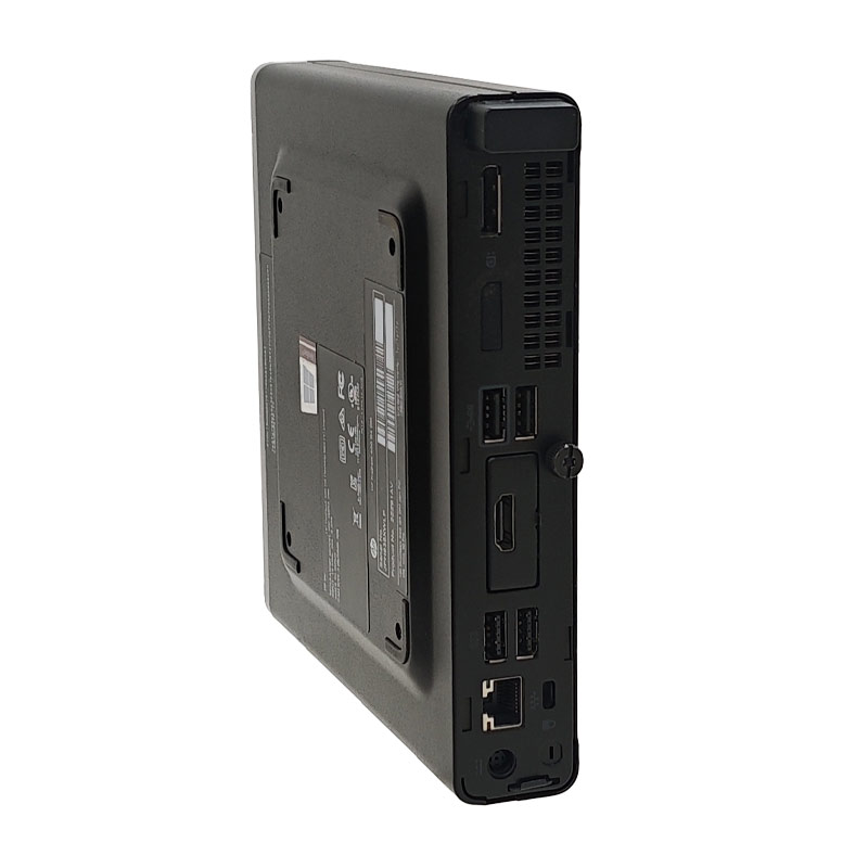 ミニPC 中古デスクトップ HP Prodesk 400 G4 DM mini Windows11 Pro Core i5 8500T メモリ 8GB SSD 256GB 液晶モニタ WPS Office付 本体 / 3ヶ月保証 中古デスクトップパソコン (7622lcd)