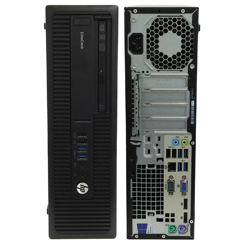 中古デスクトップ Microsoft Office付き HP EliteDesk 705 G3 SFF Windows10 Pro PRO A10-8770 メモリ 4GB HDD 500GB DVDマルチ 液晶モニタ付 本体 / 3ヶ月保証 中古デスクトップパソコン (2922lcdof)