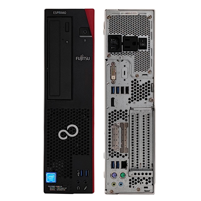 Win10 中古デスクトップ Microsoft Office付き 富士通 ESPRIMO D588/V Windows10 Pro Celeron G4900 メモリ 16GB 新品SSD 256GB 液晶モニタ付 本体 / 3ヶ月保証 中古デスクトップパソコン (7322lcdof)