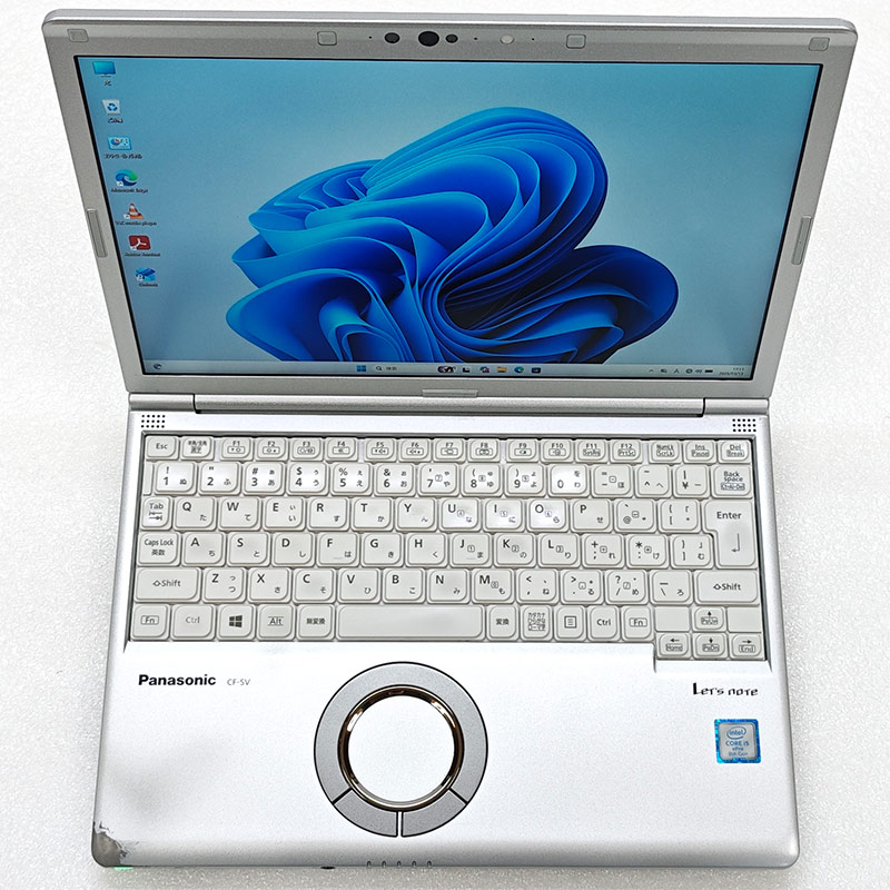 第8世代i5 中古パソコン Microsoft Office付き Panasonic Let's note CF-SV7 Windows11 Pro Core i5 8350U メモリ 8GB SSD 256GB 12.1型 無線LAN Wi-Fi 12インチ B5 本体 / 3ヶ月保証 中古ノートパソコン (7924aof)