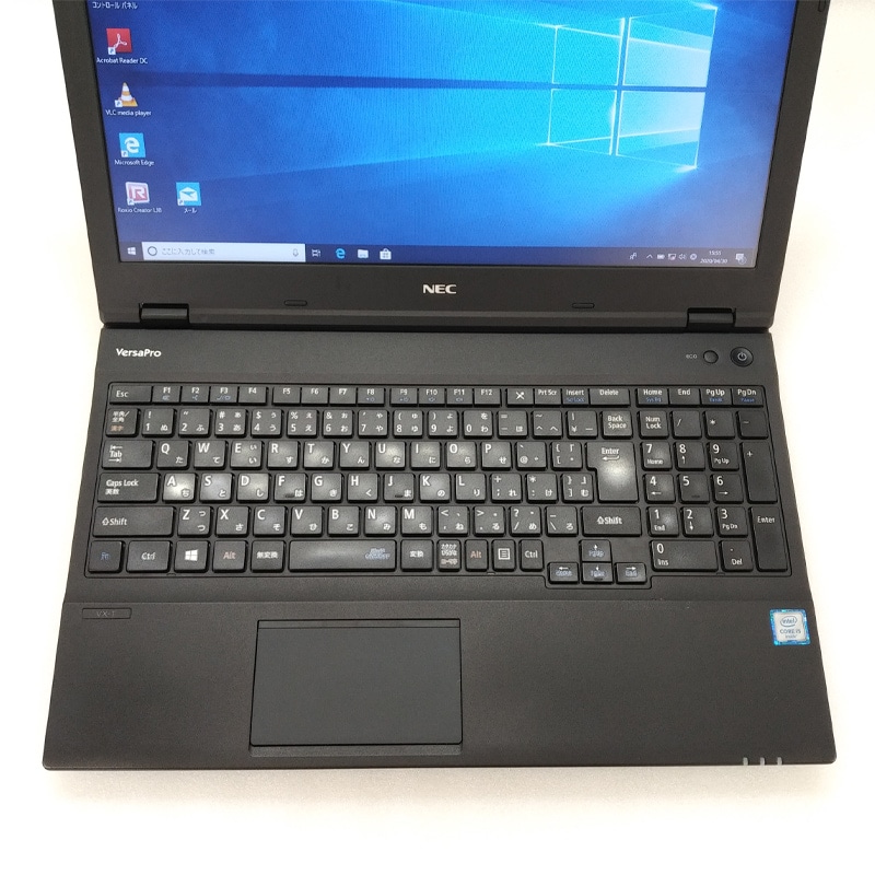 テンキー付き 中古ノートパソコン 【 Microsoft Office ( Word Excel )搭載】 Windows10Pro NEC VersaPro VK24M/X-T Core i5-2.4Ghz メモリ8GB HDD500GB DVDROM 15.6型 無線LAN (IN76tkkof) 3ヵ月保証 中古パソコン