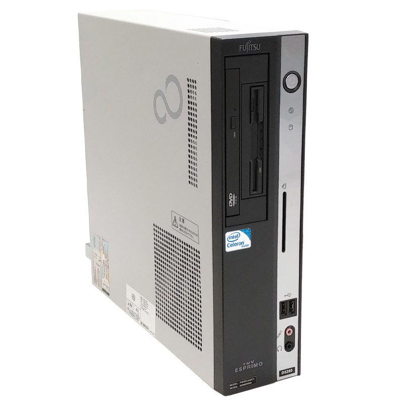 店長オススメWin7 中古パソコン 富士通 ESPRIMO D582/E Windows7 Celeron G540 メモリ4GB SSD128GB DVDマルチ WPS Office (2827) 3ヵ月保証 / 中古デスクトップパソコン