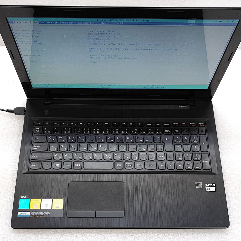 Lenovo G50-45 ノートPC(2) WEBカメラ付モデル（OS無 Lenovo G50-45 