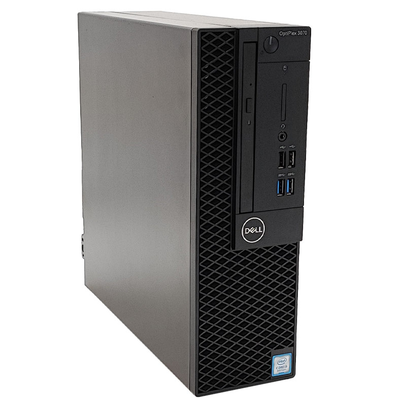 スモール筐体 中古デスクトップ Microsoft Office付き DELL OptiPlex 3070 SFF Windows11 Pro Core i3 9100 メモリ 8GB 新品SSD 256GB DVDマルチ 液晶モニタ付 / 3ヶ月保証 中古デスクトップパソコン (5424lcdof)