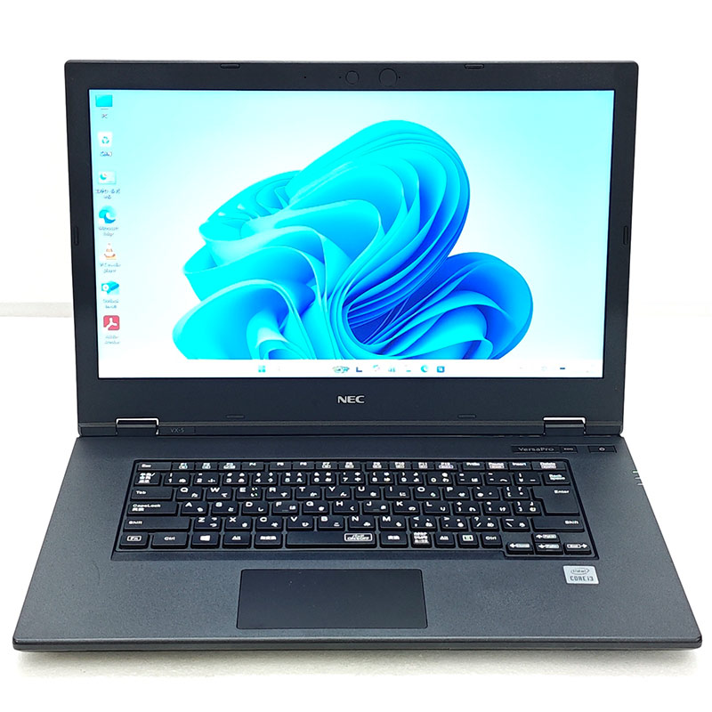 きれいな個体 中古パソコン Microsoft Office付き NEC VersaPro VKL21/X-7 Windows11 Pro Core i3 10110U メモリ 8GB SSD 256GB 15.6型 DVD-ROM 無線LAN Wi-Fi 15インチ A4 本体 / 3ヶ月保証 中古ノートパソコン (8026aof)