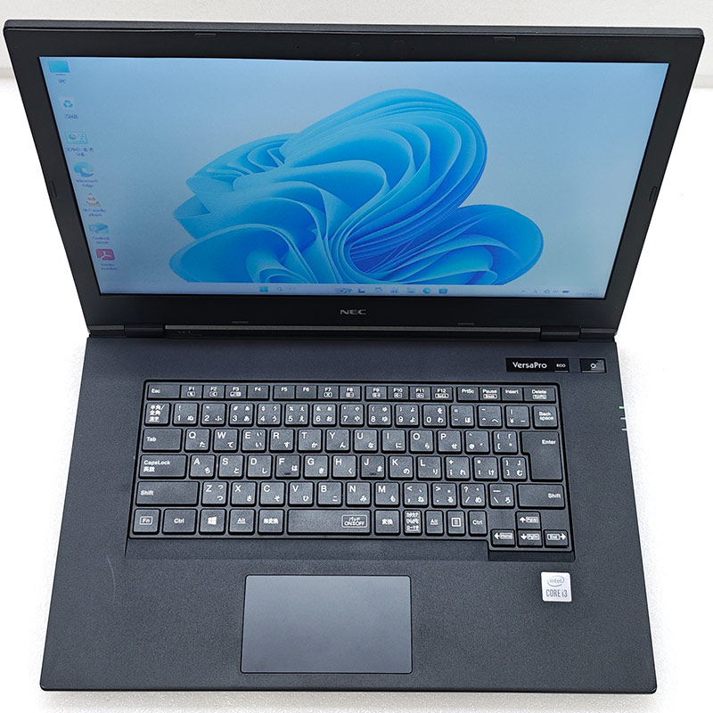 きれいな個体 中古パソコン Microsoft Office付き NEC VersaPro VKL21/X-7 Windows11 Pro Core i3 10110U メモリ 8GB SSD 256GB 15.6型 DVD-ROM 無線LAN Wi-Fi 15インチ A4 本体 / 3ヶ月保証 中古ノートパソコン (8026aof)