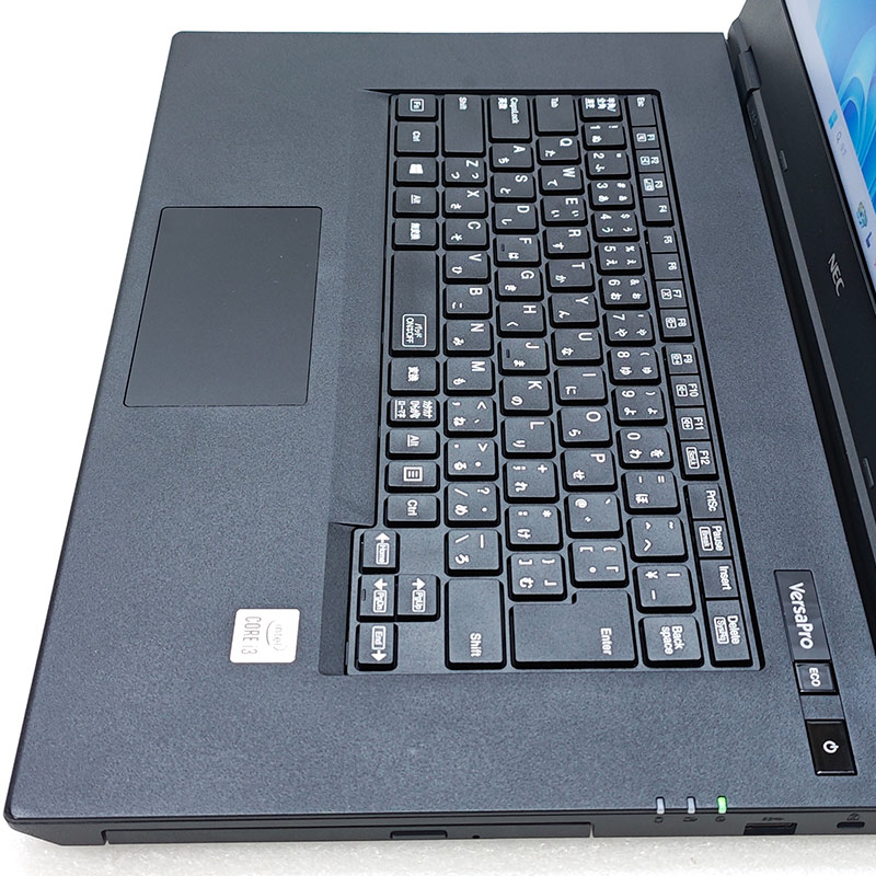 きれいな個体 中古パソコン Microsoft Office付き NEC VersaPro VKL21/X-7 Windows11 Pro Core i3 10110U メモリ 8GB SSD 256GB 15.6型 DVD-ROM 無線LAN Wi-Fi 15インチ A4 本体 / 3ヶ月保証 中古ノートパソコン (8026aof)