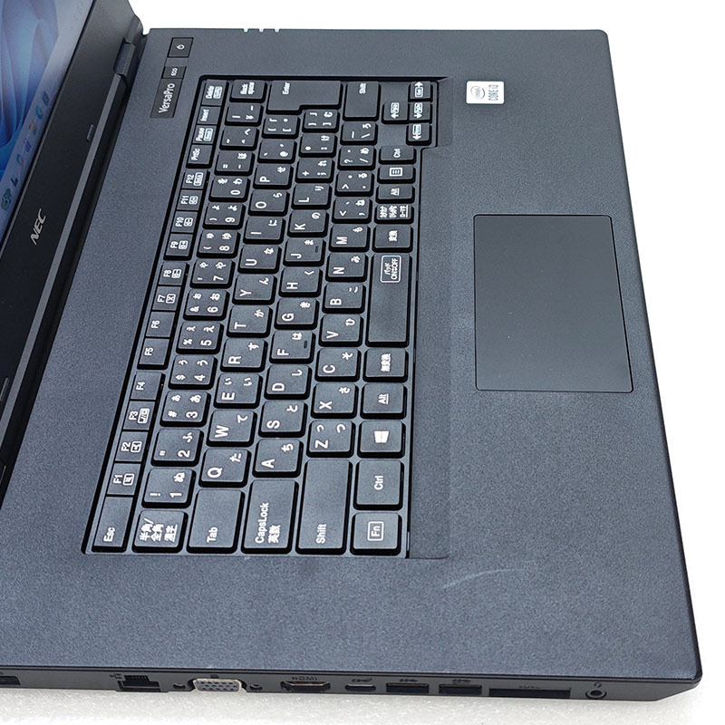きれいな個体 中古パソコン Microsoft Office付き NEC VersaPro VKL21/X-7 Windows11 Pro Core i3 10110U メモリ 8GB SSD 256GB 15.6型 DVD-ROM 無線LAN Wi-Fi 15インチ A4 本体 / 3ヶ月保証 中古ノートパソコン (8026aof)