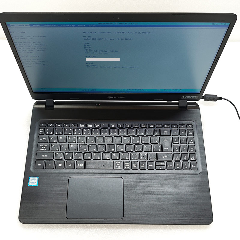 ジャンク動作品】Gateway Corei5 ノートパソコン