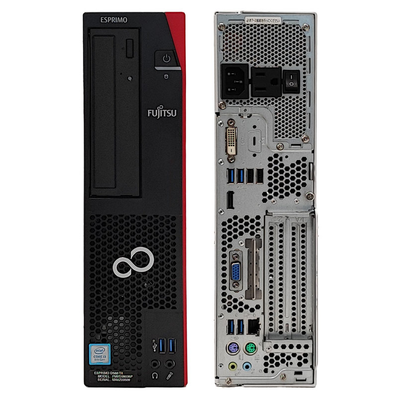 第8世代i5 中古デスクトップ 富士通 ESPRIMO D588/V Windows11 Pro