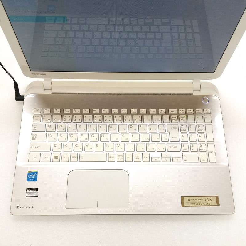【ジャンク品】 東芝 dynabook T45/PGS ジャンクPC ジャンクパソコン ACアダプタ付き 保証無し