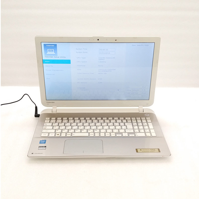 【ジャンク品】 東芝 dynabook T45/PGS ジャンクPC ジャンクパソコン ACアダプタ付き 保証無し