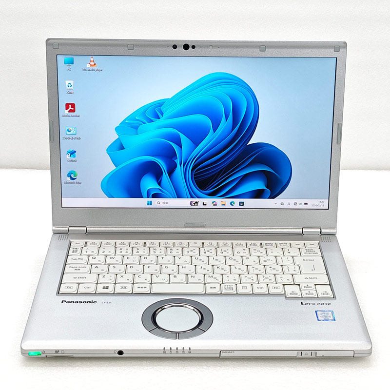 美品です。MS office 2021  最新バージョン25H2 第八世代　Windows11 Panasonic Lets note SV8 CF-SV8F87LC CPU:Core i5 8265U SSD 256GB　メモリ 8GB DVD-RWドライブ 中古パソコン】Panasonic CF-SV8 中古 レッツノート Office Win11 第8