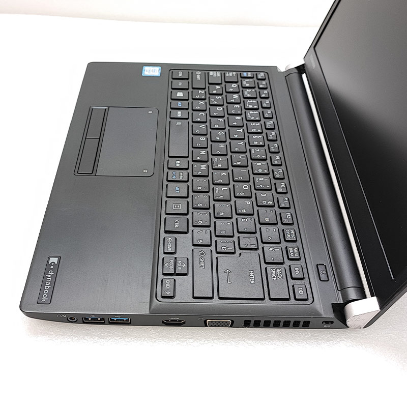 中古ノートパソコン 東芝 Dynabook R73/U Windows10Pro Corei3 6100U メモリ4GB HDD500GB DVDマルチ 13.3型 無線LAN WPS Office (1930) 3ヵ月保証 / 中古パソコン