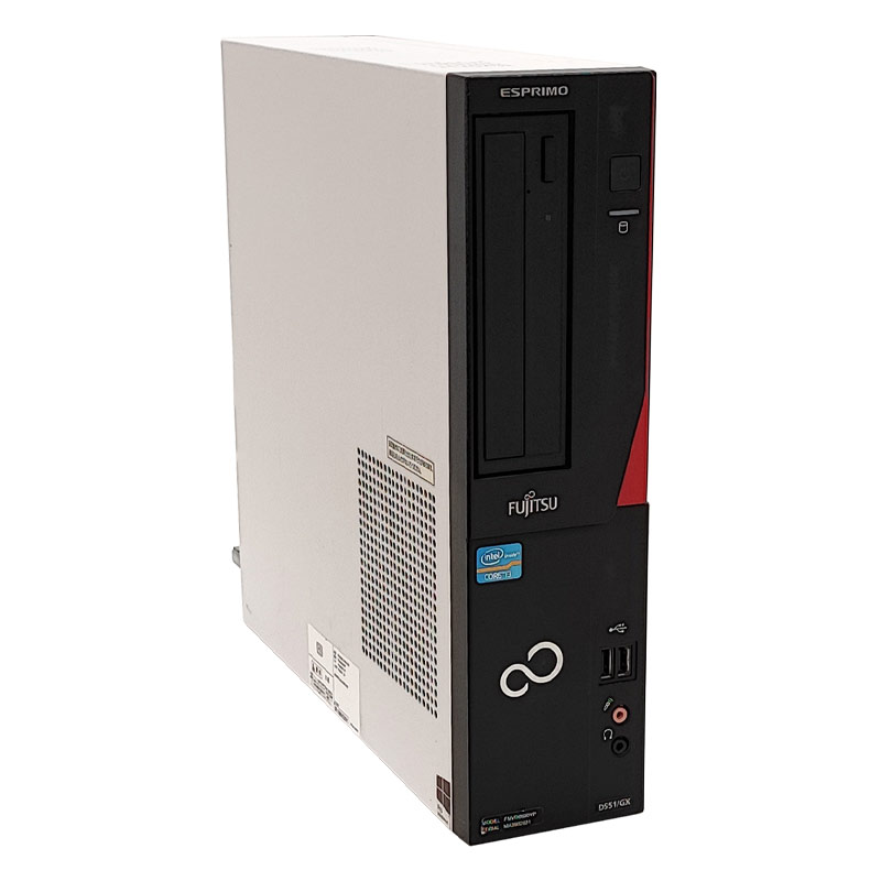 Win7 32bit 中古デスクトップ 富士通 ESPRIMO D551/GX Windows7 Pro 