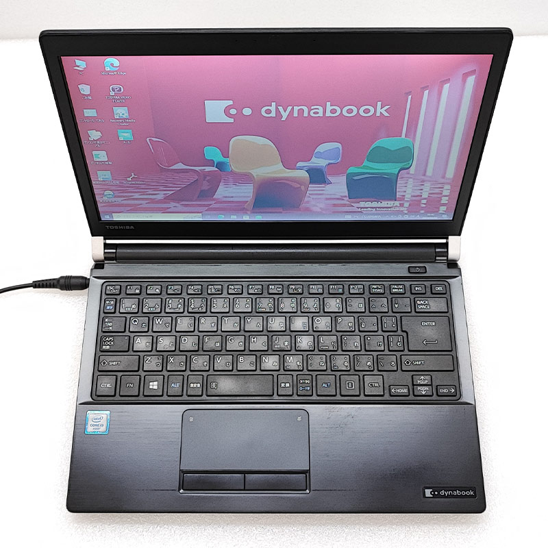 中古ノートパソコン Microsoft Office搭載 東芝 Dynabook R73/U Windows10Pro Corei3 6100U メモリ4GB HDD500GB DVDマルチ 13.3型 無線LAN (1930of) 3ヵ月保証 / 中古パソコン