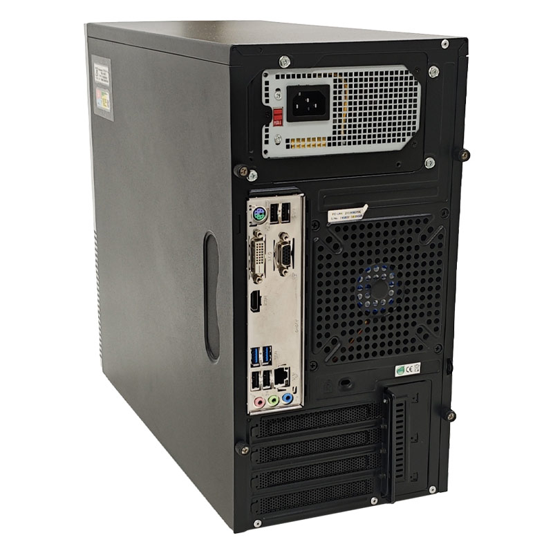 中古デスクトップ Microsoft Office付き TSUKUMO AeroStream RM3J-A180/T2 Windows11 Pro Core i3 8100 メモリ 8GB SSD 250GB DVDマルチ 本体 / 3ヶ月保証 中古デスクトップパソコン (7030of)