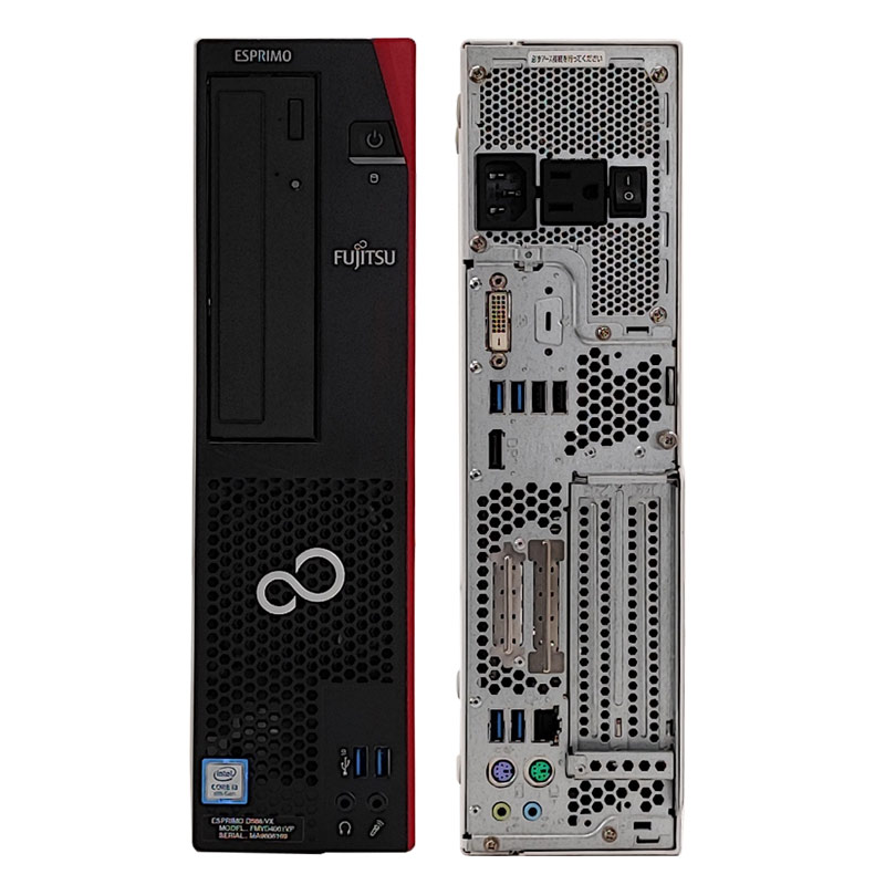 中古デスクトップ 富士通 ESPRIMO D587/SX Windows11 Pro Core i3 7100