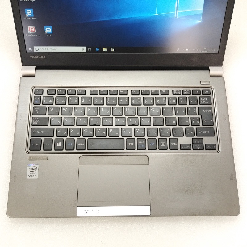 中古ノートパソコン 【 Microsoft Office ( Word Excel )搭載】 Windows10Pro 東芝 Dynabook R63/P Core i7-2.4Ghz メモリ8GB SSD128GB 13.3型 フルHD 無線LAN (ET57hsWiof) 3ヵ月保証 中古パソコン