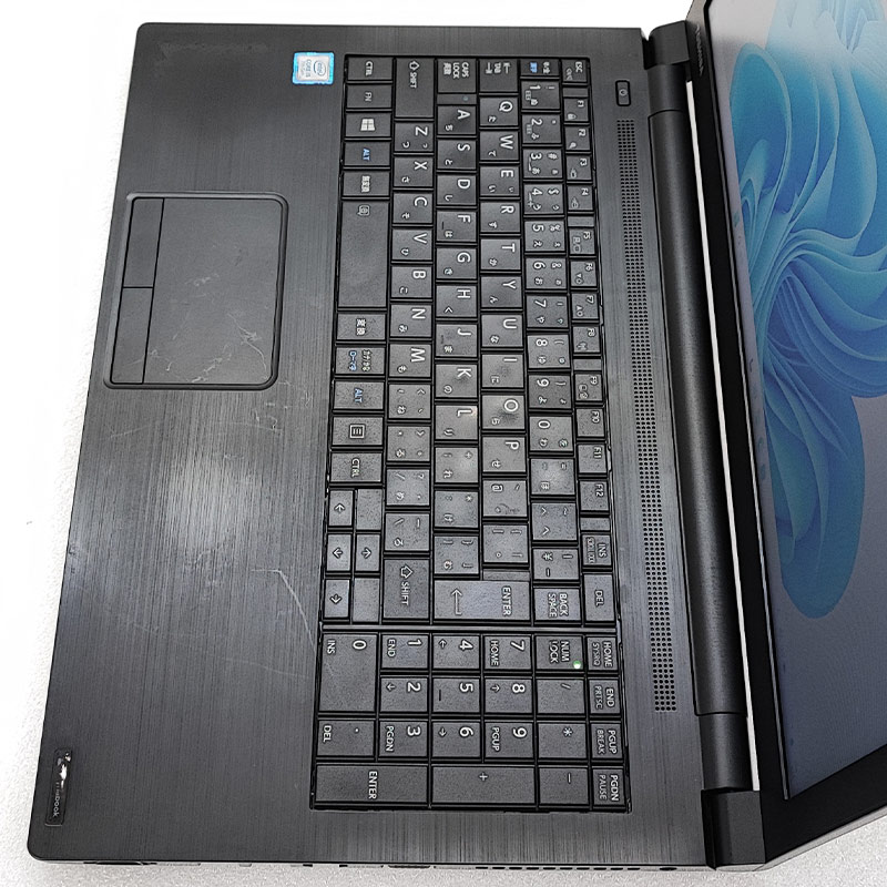 薄型 大画面 中古パソコン 東芝 dynabook B65/H Windows11 Pro Core i5 7200U メモリ 24GB SSD 256GB 15.6型 DVDマルチ 無線LAN Wi-Fi 15インチ A4 本体 / 3ヶ月保証 中古ノートパソコン (5735a)