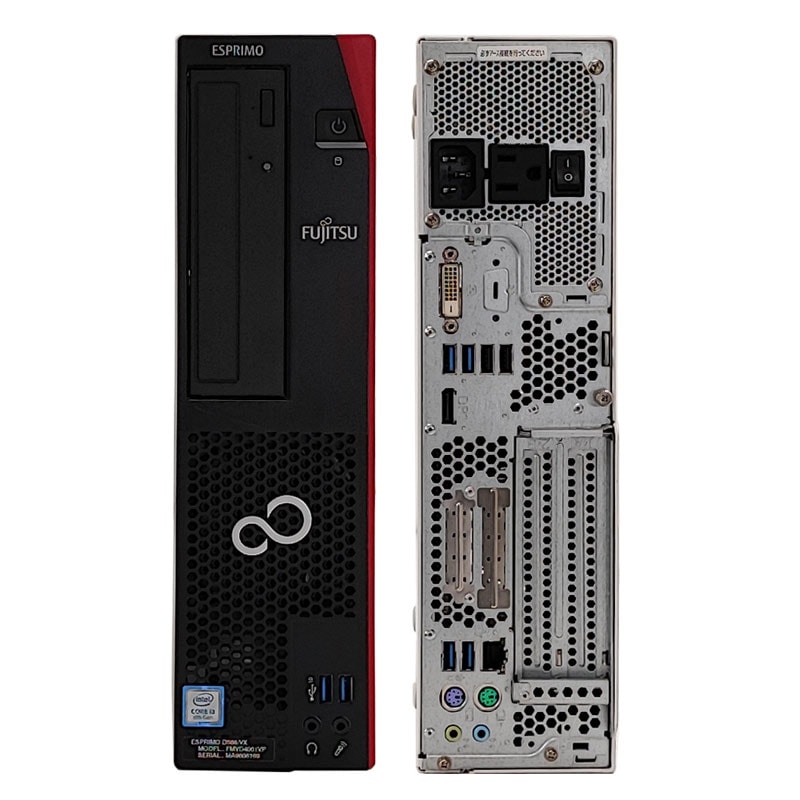 中古デスクトップ Microsoft Office付き 富士通 ESPRIMO D587/SX Windows11 Pro Core i3 7100 メモリ 8GB 新品SSD 256GB DVDマルチ 本体 / 3ヶ月保証 中古デスクトップパソコン (7034of)