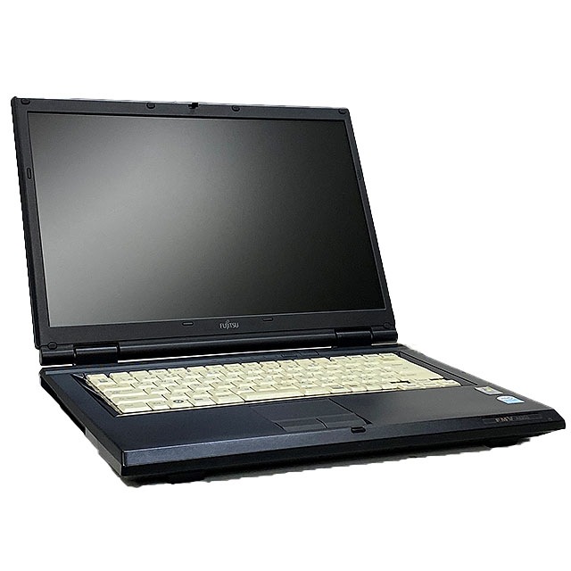 中古ノートパソコン 富士通 FMV-A6255 WindowsXP Celeron-1.73Ghz メモリ2GB HDD80GB CDROM15.4型 WPS Office (P38xw) 3ヵ月保証 / 中古ノートパソコン 中古パソコン