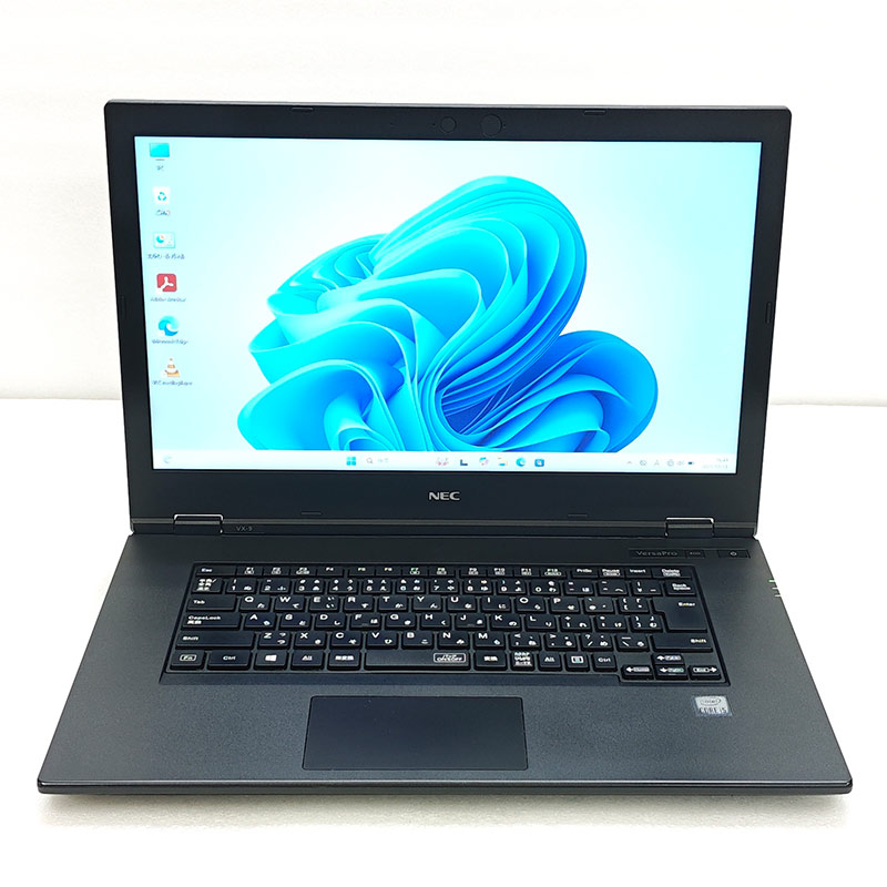 第10世代i5 中古パソコン NEC VersaPro VKM17/X-9 Windows11 Pro Core i5 10310U メモリ 8GB SSD 256GB 15.6型 DVD-ROM 無線LAN Wi-Fi 15インチ A4 本体 / 3ヶ月保証 中古ノートパソコン (7537a)