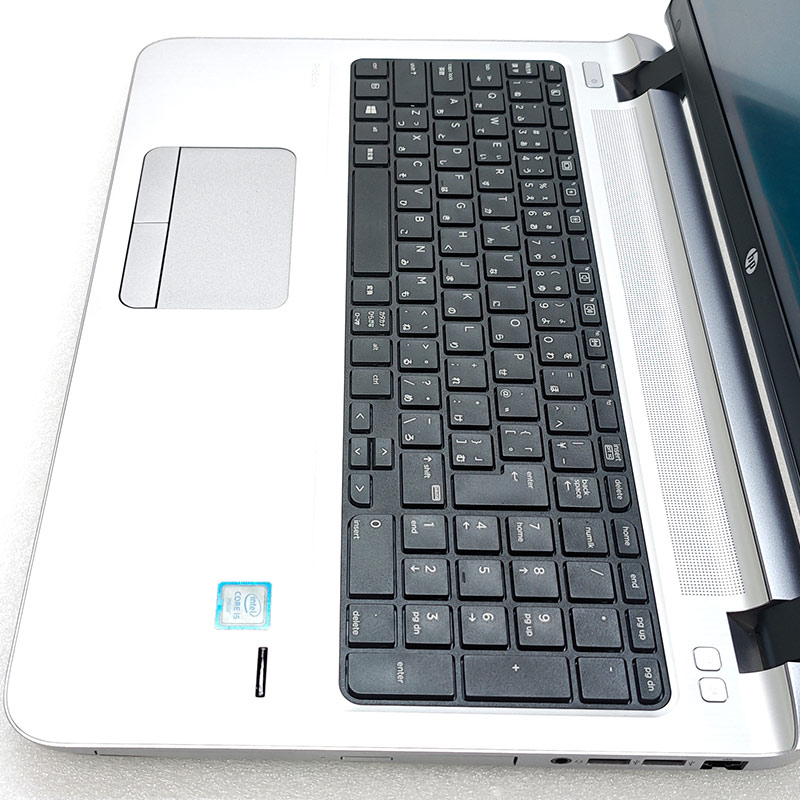 Win7 64bit 中古パソコン HP ProBook 450 G3 Windows7 Pro Core i5 6200U メモリ 8GB 新品SSD 256GB 15.6型 DVD-ROM 無線LAN Wi-Fi 15インチ A4 本体 / 3ヶ月保証 中古ノートパソコン (7637a)