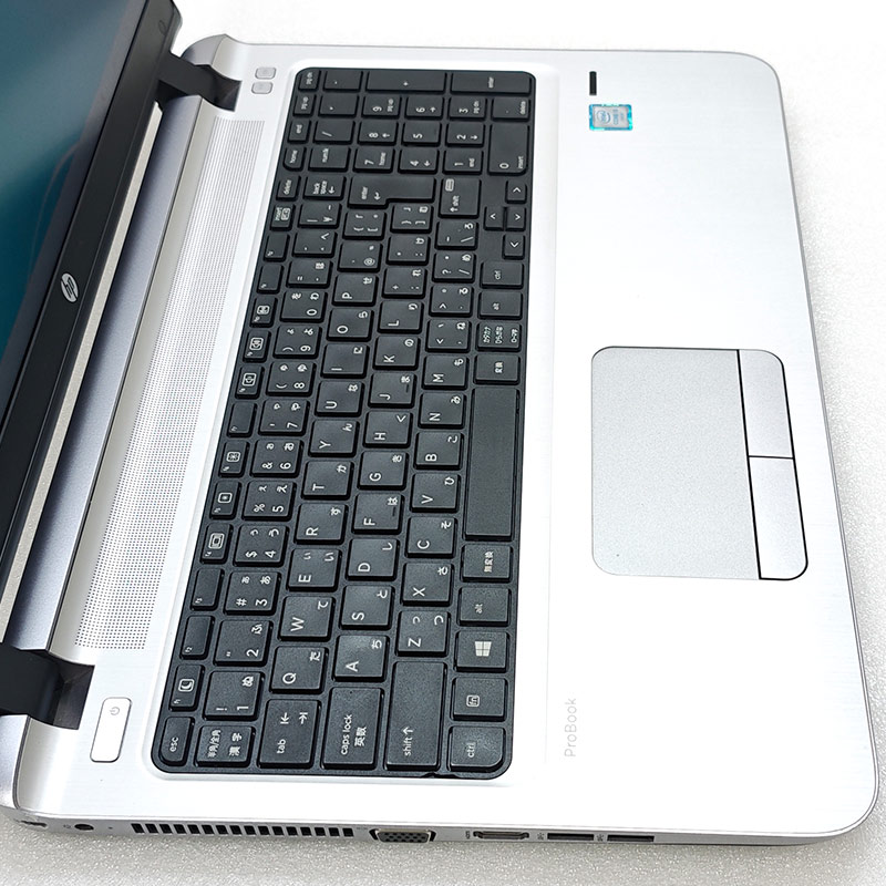Win7 64bit 中古パソコン HP ProBook 450 G3 Windows7 Pro Core i5 6200U メモリ 8GB 新品SSD 256GB 15.6型 DVD-ROM 無線LAN Wi-Fi 15インチ A4 本体 / 3ヶ月保証 中古ノートパソコン (7637a)