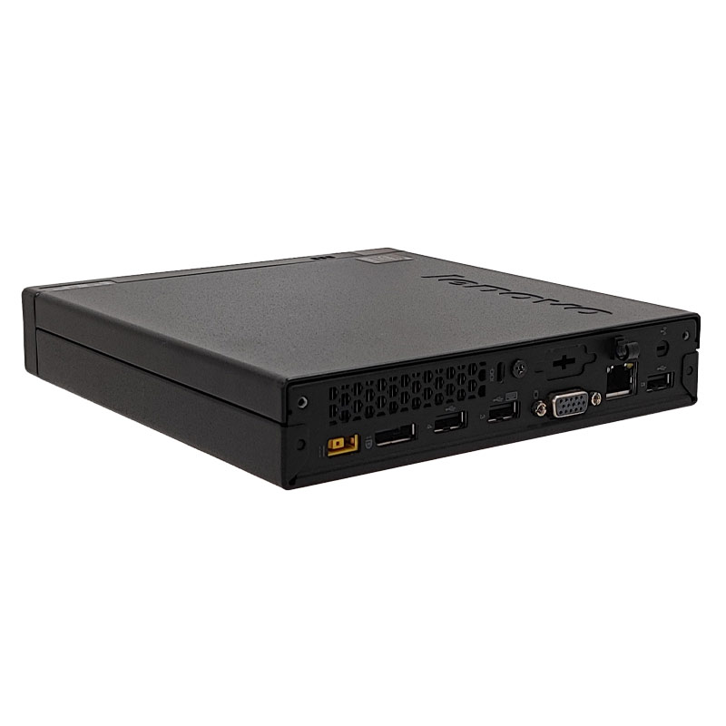 ミニPC 中古デスクトップ Microsoft Office付き Lenovo ThinkCentre M73 Tiny Windows10 Pro Core i3 4570T メモリ 8GB SSD 250GB 液晶モニタ付 本体 / 3ヶ月保証 中古デスクトップパソコン (6035lcdof)