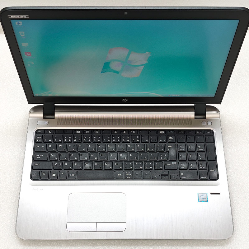 高性能Win7 中古パソコン HP ProBook 450 G3 Windows7 Pro Core i5 6200U メモリ 8GB SSD 256GB 15.6型 DVDマルチ 無線LAN Wi-Fi 15インチ A4 本体 / 3ヶ月保証 中古ノートパソコン (7038a)