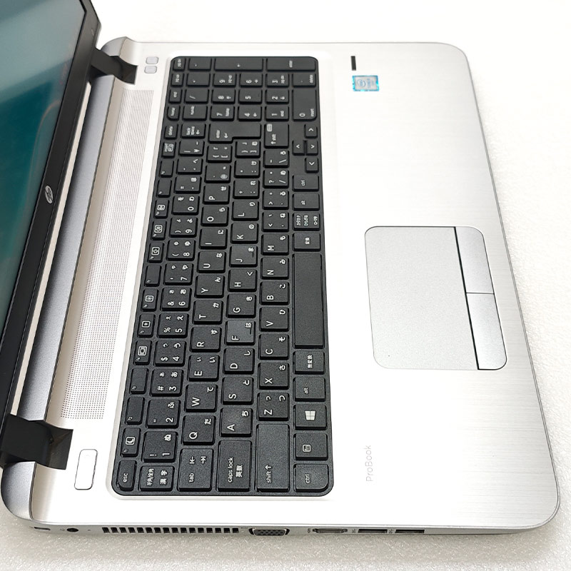 高性能Win7 中古パソコン HP ProBook 450 G3 Windows7 Pro Core i5 6200U メモリ 8GB SSD 256GB 15.6型 DVDマルチ 無線LAN Wi-Fi 15インチ A4 本体 / 3ヶ月保証 中古ノートパソコン (7038a)