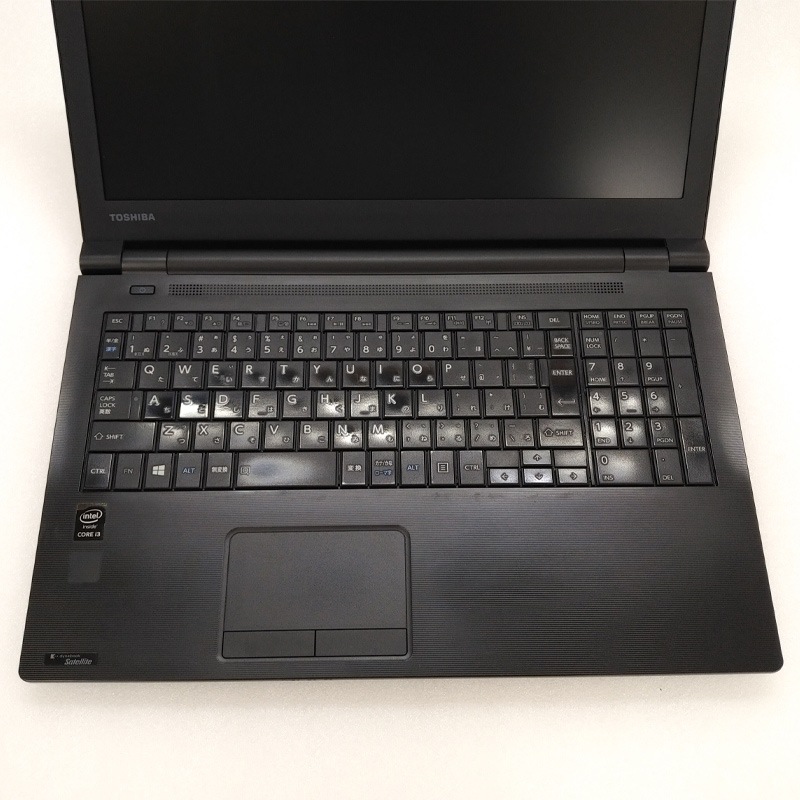 テンキー付き 中古ノートパソコン 【 Microsoft Office ( Word Excel )搭載】 Windows10Pro 東芝 Dynabook Satellite R35/P Core i3-2Ghz メモリ4GB SSD128GB DVDマルチ 15.6型 無線LAN WEBカメラ (IT54tmscWiof) 3ヵ月保証 中古パソコン