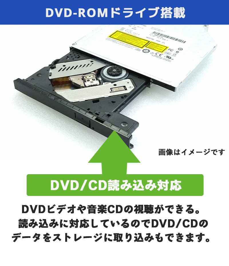 中古ノートパソコン NEC VersaPro VK25L/A-M Windows10Pro Corei3 4100M メモリ4GB HDD500GB DVDROM 15.6型 WPS Office (2439) 3ヵ月保証 / 中古パソコン