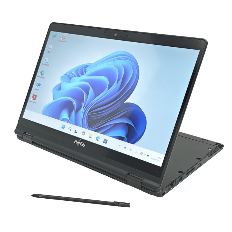 タブレットになれるコンバーチブルPC 中古パソコン Microsoft Office付き 富士通 LIFEBOOK U939X/A Windows11 Pro Core i7 8665U メモリ 16GB SSD 256GB 13.3型 無線LAN Wi-Fi 13インチ B5 本体 / 3ヶ月保証 中古ノートパソコン (7338of)
