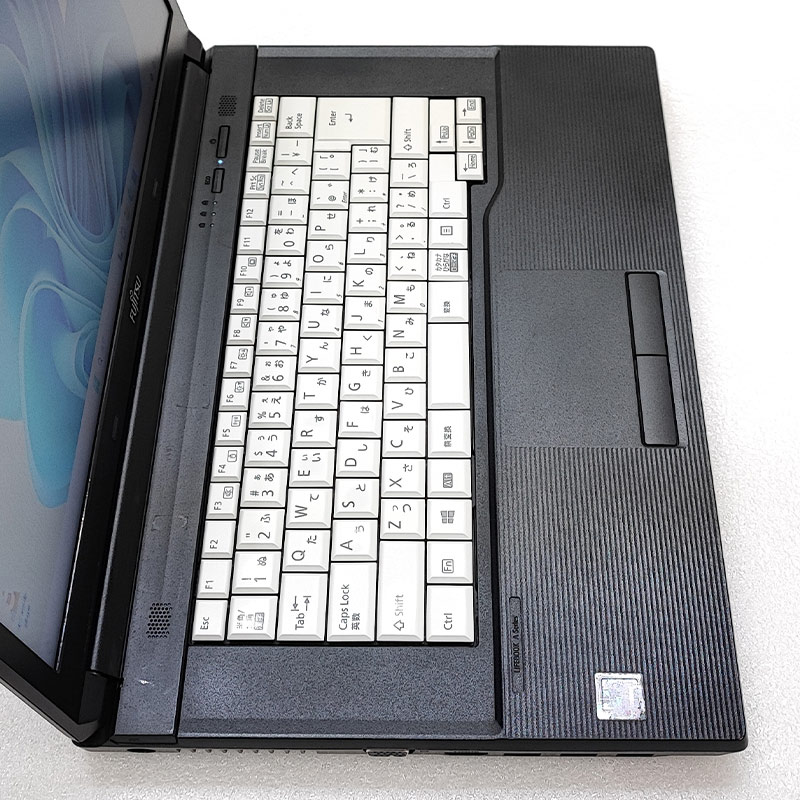 訳あり 中古ノートパソコン 富士通 LIFEBOOK A576/S Windows11 Pro Celeron 3855U メモリ 4GB SSD 128GB 15.6型 15インチ A4 WPS Office付き (4740w) 3ヵ月保証 / 中古パソコン