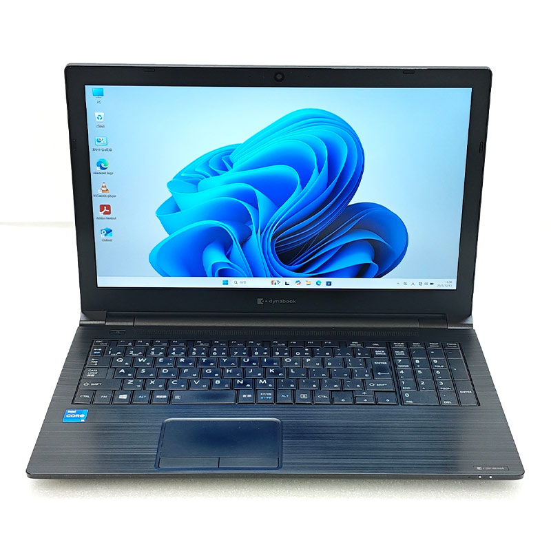 第11世代i5 中古パソコン 東芝/Dynabook dynabook B65/HV Windows11 Pro Core i5 1145G7 メモリ 16GB SSD 256GB 15.6型 DVD-ROM 無線LAN Wi-Fi 15インチ A4 本体 / 3ヶ月保証 中古ノートパソコン (7641a)