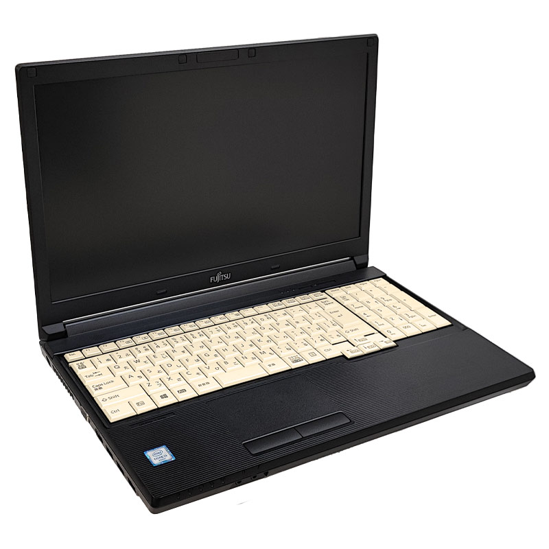 高性能Win7 中古パソコン 富士通 LIFEBOOK A576/P Windows7 Pro Core i5 6300U メモリ 4GB 新品SSD 256GB 15.6型 DVD-ROM 無線LAN Wi-Fi 15インチ A4 本体 / 3ヶ月保証 中古ノートパソコン (6743)