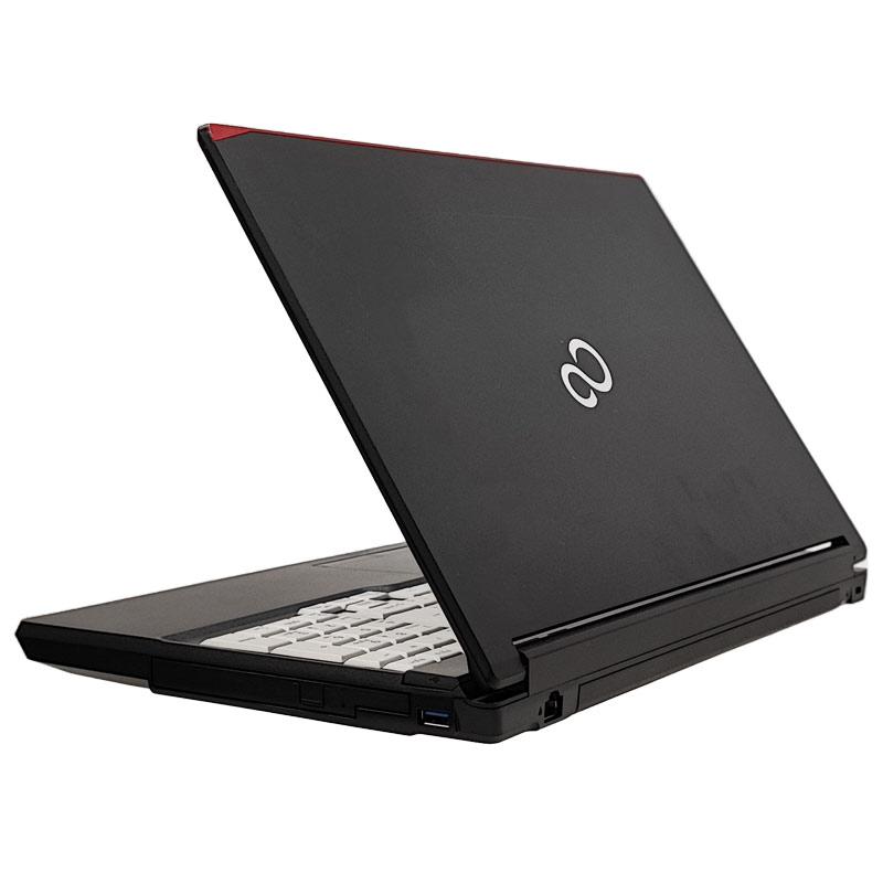 高性能Win7 中古パソコン 富士通 LIFEBOOK A576/P Windows7 Pro Core i5 6300U メモリ 4GB 新品SSD 256GB 15.6型 DVD-ROM 無線LAN Wi-Fi 15インチ A4 本体 / 3ヶ月保証 中古ノートパソコン (6743)